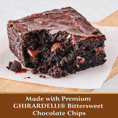 Dark Chocolate Premium Brownie Mix, Includes Chocolate Chips, 20 Oz Box