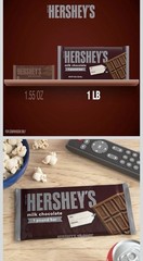 HERSHEY’S Milk Chocolate Candy Gift Bar, 1 lb