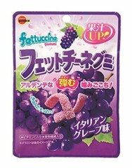 Bourbon – Fettuccine Gummy Italian Grape Flavor (50g x 10 bags) Sweets Snacks