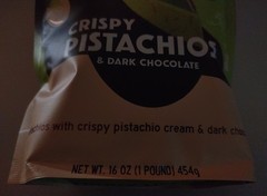 2x POCKET’S DUBAI STYLE CRISPY PISTACHIOS & DARK CHOCOLATES 16oz/ea NEW & SEALED