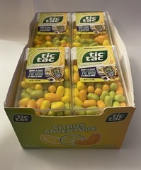 Tic Tac Citrus Adventure Mints 12 Count Box 1.7 Oz Each NEW Limited Edition ￼