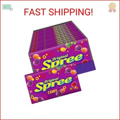 Wonka Spree Original Hard Candy, 5 Ounce Theater Candy Boxes (Pack of 12)