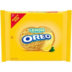 OREO Lemon Creme Sandwich Cookies, Party Size, 24.95 oz….