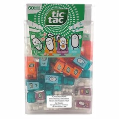 Refreshing Snack Delight: 60 Mini Boxes – Mint, Orange, Passion Fruit & More