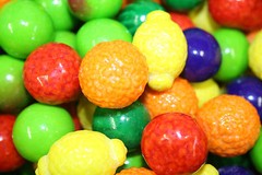 GUMBALLS SEEDLINGS BUBBLE GUM 25mm or 1 inch, 1LB