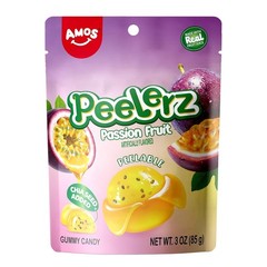 AMOS Peelerz Passion Fruit 85 g – Tropical Snack, Pre-Peeled Style Passion Fruit