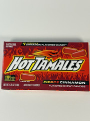 Hot Tamales Fierce Cinnamon Chewy Candy 4.25 oz Theater Box