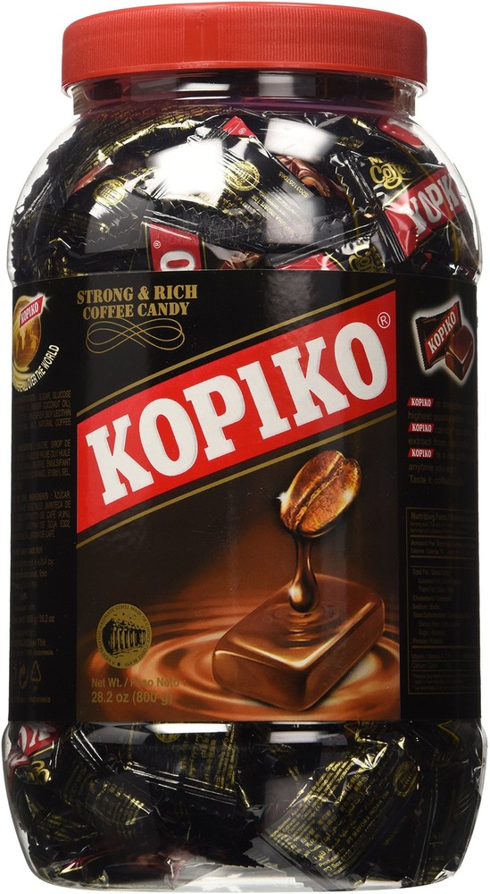 Kopiko Coffee Candy – Bold-Tasty Hard Candy from Indonesia (28.2oz Jar)