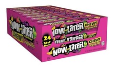 Now and Later Original Candy (24 Count Box) Apple Banana Grape Bulk OVER 3.5 LB