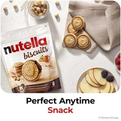 Nutella Biscuits Cookies Filled with Hazelnut 9.7 Ounce (Pack of 1)