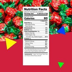 Strawberry Hard Candy | 1 Pound Bag – Approx. 85 16 Ounce (Pack of 1), Red