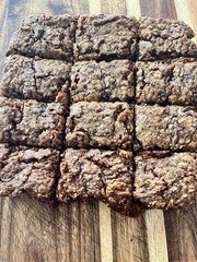 Old Fashioned Date Bars with oats & walnuts * optional Cream Cheese Frosting