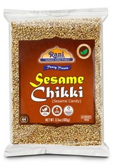 Rani Sesame Chikki (Brittle Candy) 100g (3.5oz) x Pack of 4