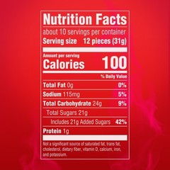 Skittles, Gummies Fuego Sweet and Spicy Gummy Candy, Sharing 12 ounce