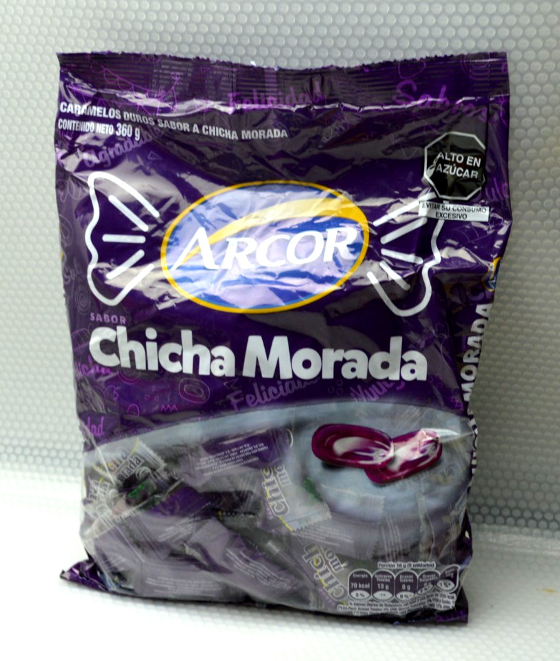 Arcor Chicha Morada 360g/12.69oz Purple Corn Candy (Peruvian Candy)