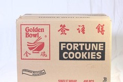 400 Pcs Fortune Cookies / Box “Free Shipping” -Golden Bowl