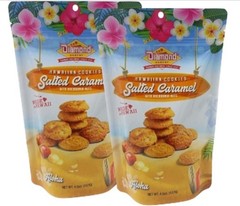 2 bag -Diamond Bakery Hawaiian Cookies Salted Caramel with Macadamia Nuts 4.5 oz