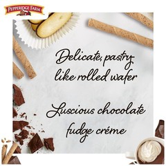 Pirouette Cookies, Chocolate Fudge Créme Filled Wafers, 13.5 Oz Tin