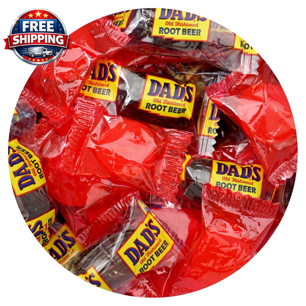 Cinnamon Candy Discs & Dad’S Rootbeer Barrels Hard Candy Mix, 1 Pound Bulk Candy