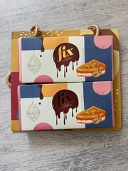 Dubai chocolate FIX original pistachio flavor 2 pieces, 2 chocolate bars