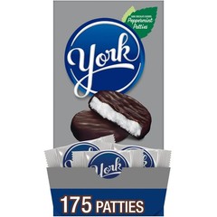 YORK Dark Chocolate Peppermint Patties, Candy 5.25 Pound (Pack of 1), Silver