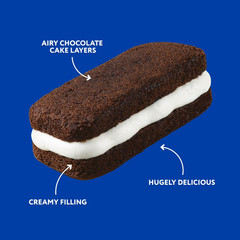 Suzy Q’s Chocolate Snack Cakes with Creamy Filling, 13 oz (5 Count) pack of 2