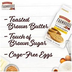 Pepperidge Farm Farmhouse Thin Crispy Butter Cookies 14 Count Pack