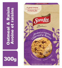 Sara Lee Oatmeal & Raisin Cookies, 300g (2 Pack)