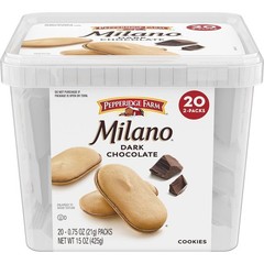 20-Pack Milano Dark Chocolate Cookies – Kosher & Irresistibly Delicious
