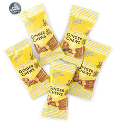 Original Ginger Chews, 1 Lb. – Candied Ginger – Candy Pack – Ginger Chews Candy