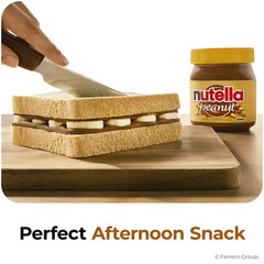 Nutella Hazelnut Spread with Cocoa – Creamy Breakfast Favorite, 13 oz Jar
