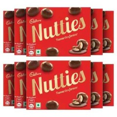 Cadbury Nutties Chocolate, 30 gm x 10 pack (Free shipping)