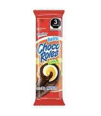 2 CAJAS DE MINI CHOCOROLES MARINELA – PINEAPPLE CRÈME FILLED CAKES (2 BOXES).