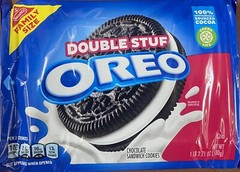 NABISCO OREO Double Stuf FAMILY SIZE Chocolate Sandwich Cookies 1 lb 2.71 oz