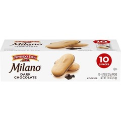 Luxurious Milano Dark Chocolate Cookies – 10 Single-Serve Packs, Kosher Delight