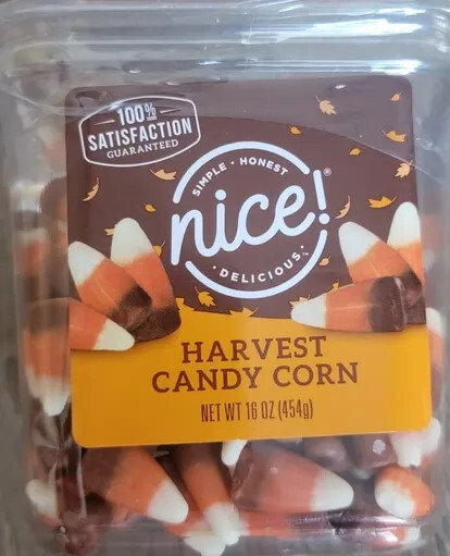 Nice! – Harvest Candy Corn witha Chocolaty Twist – 16 Oz Tub