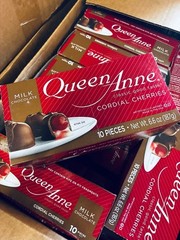 10 Boxes Queen Anne Milk Chocolate Covered Cordial Cherries Candy 10 Count Each