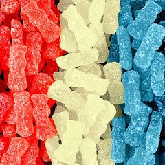 Soft & Chewy Red, White & Blue Gummy Candy – SOUR PATCH KIDS, 1.8 lb Bulk Treats