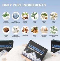 Nano Hydroxyapatite Xylitol Gum – Mastic Mint Flavor