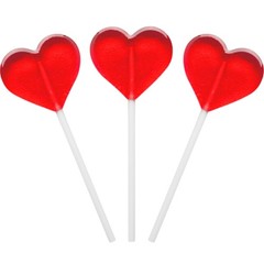 Lollipops Mini Heart Shaped Flavored Delicious Lollipop, Individually Wrapped…