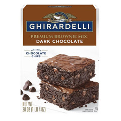 Dark Chocolate Premium Brownie Mix, Includes Chocolate Chips, 20 Oz Box