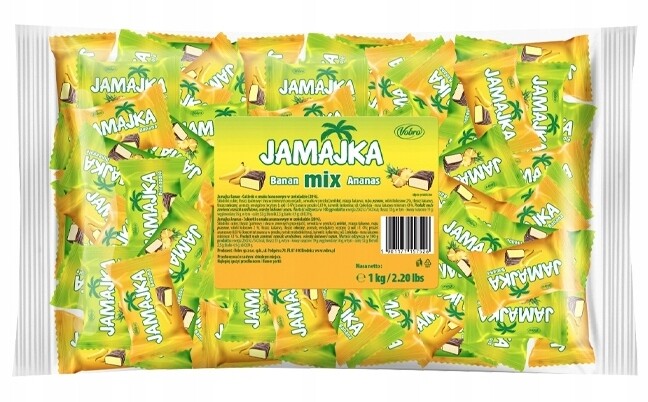 VOBRO Candy Mini Bars Jamaica Banana Pineapple 1kg / 3 Variants