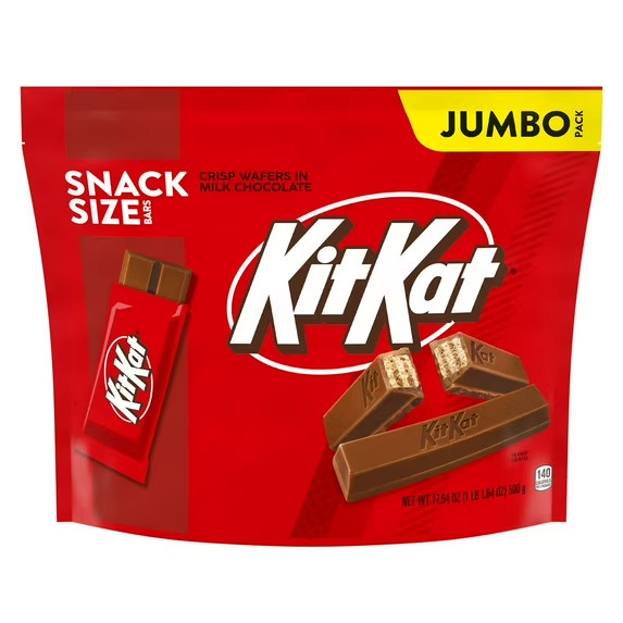 Kit Kat Snack Size Milk Chocolate Wafer Candy 17.64 ounces