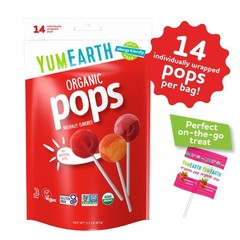 YumEarth Organic Pops Variety Pack, 14 Fruit 14 Count (Pack of 2), Assorted