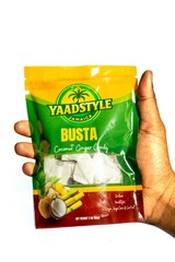 YaadStyle Busta Coconut Ginger Candy Jamaican Sweet 3 Pack Chewy 2oz Bags
