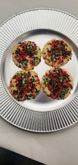 2 Dozen Home Baked Shortbread with Colorful Sprinkles Cookies