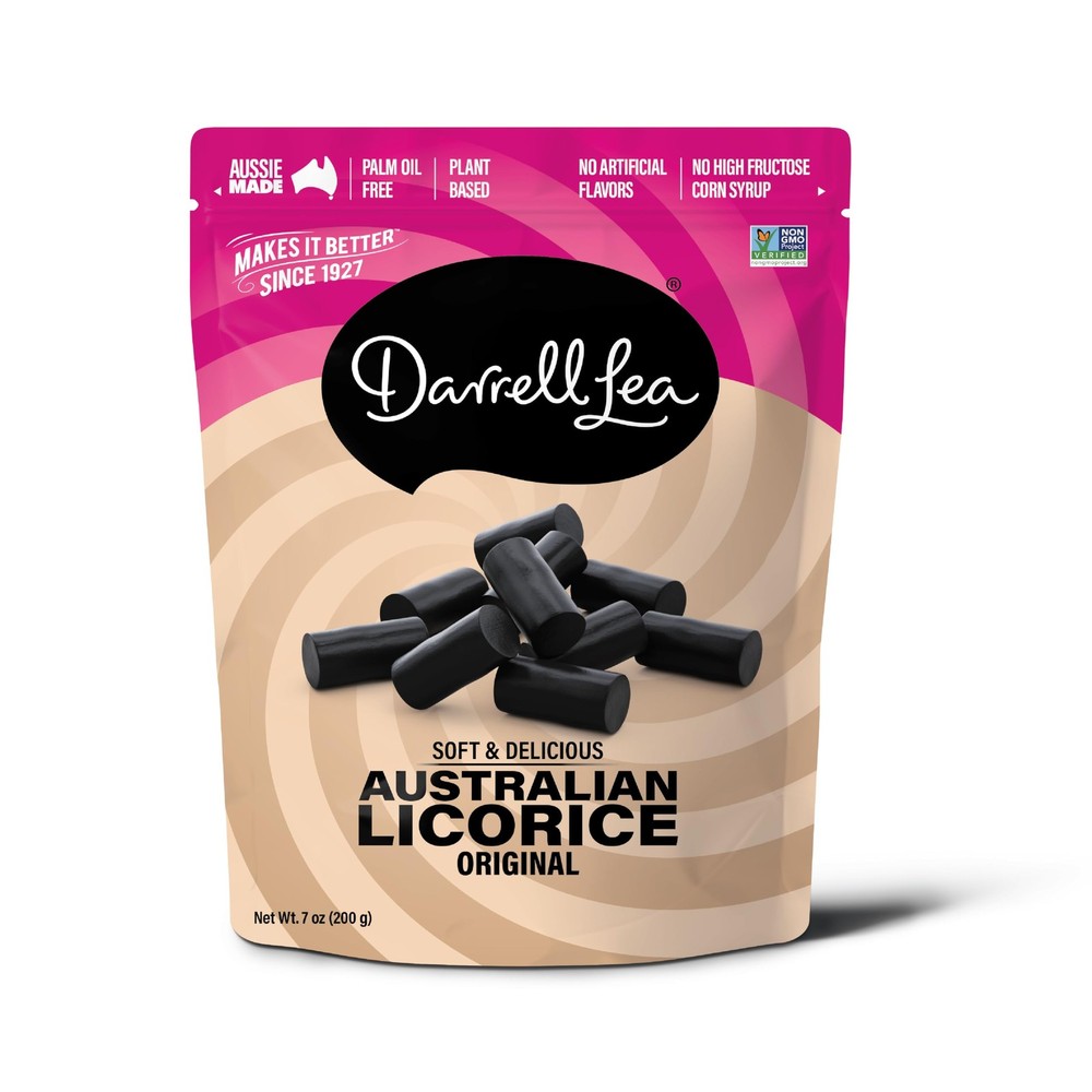 Pack Of 1 Soft 1 Black Australian Licorice Non-GMO No Palm Oil Plant