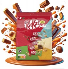 KitKat Mini Chocolate Nestle 197.4g (5 flavors, 14 sticks) [Directly from Japan]