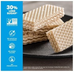 Loacker Classic Crispy Wafers, Vanilla, 1.59 oz, 12 ct