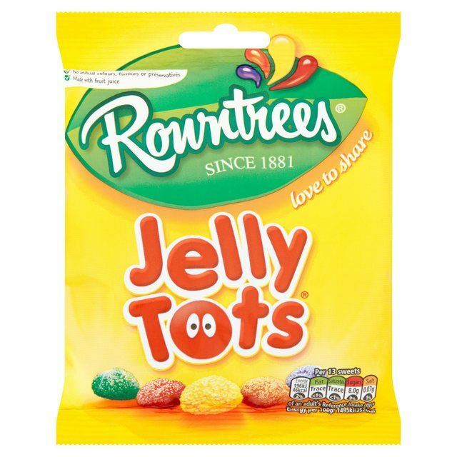 Rowntree’s Jelly Tots – 150g (0.33lbs)